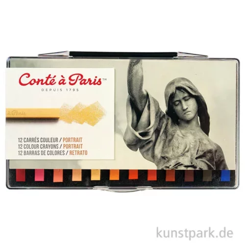 Artikelbild 1 des Artikels “Conte Carres-Kreiden - 12er PORTRAIT Sortiment “