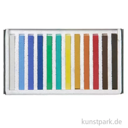 Artikelbild 1 des Artikels “Cretacolor Pastel Carre - 12er Pastell-Set im Kartonetui, Nature “