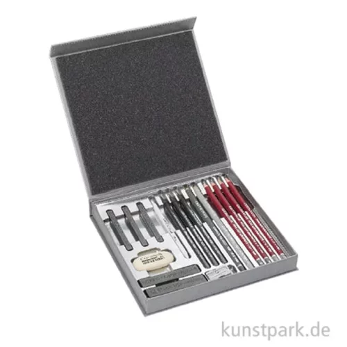 Artikelbild 1 des Artikels “Cretacolor SILVER BOX, 17-teiliges Graphitset “