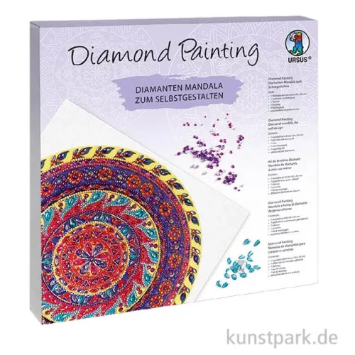 Artikelbild 1 des Artikels “Diamond Painting Set - Mandala 4, 30 x 30 cm “
