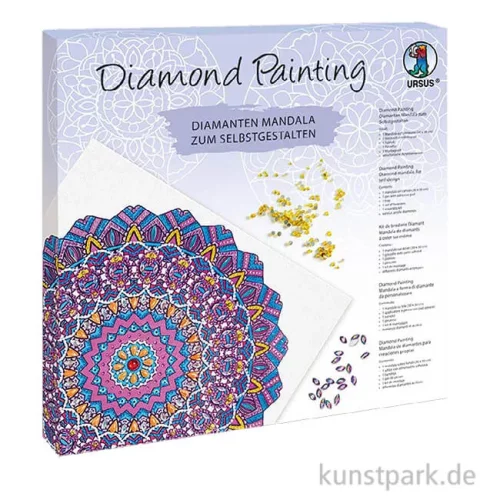Artikelbild 1 des Artikels “Diamond Painting Set - Mandala 8, 30 x 30 cm “