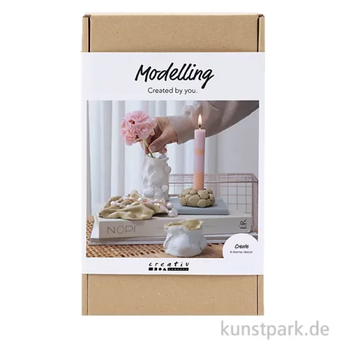 Artikelbild 1 des Artikels “DIY Bastelset - Kerzenhalter + Vasen mit Muscheln Modellieren “