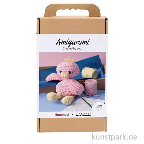 Artikelbild 1 des Artikels “DIY Häkelset - Amigurumi Ente, Rosa “