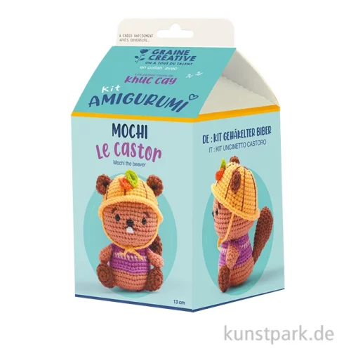 Artikelbild 1 des Artikels “DIY Häkelset - Biber Amigurumi Kit “