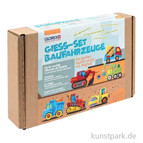 Artikelbild 1 des Artikels “DIY Set - Baufahrzeuge gießen mit Form, Gießpulver + Zubehör “