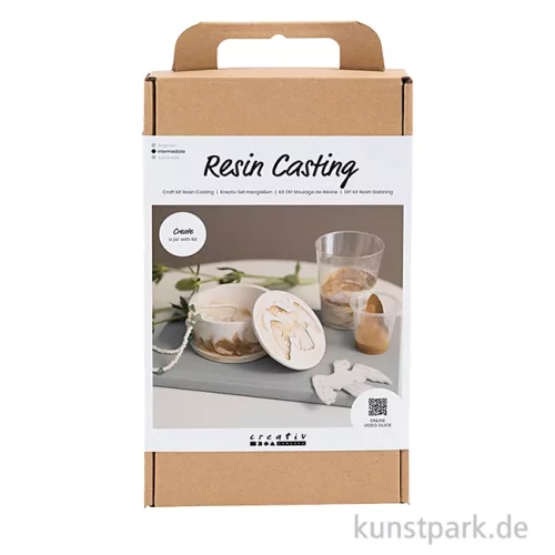 Artikelbild 1 des Artikels “DIY Set - Dose mit Deckel gießen, Resin, Beige, Creme “