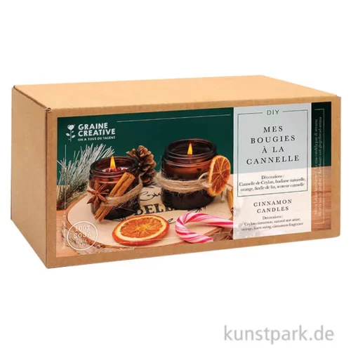 Artikelbild 1 des Artikels “DIY Set - Duftkerzen im Glas, Zimt, Winter “