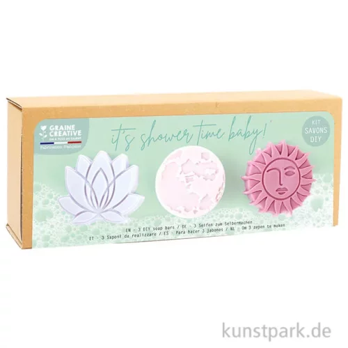 Artikelbild 1 des Artikels “DIY Set - Duschseifen, 3 Formen, Calm “