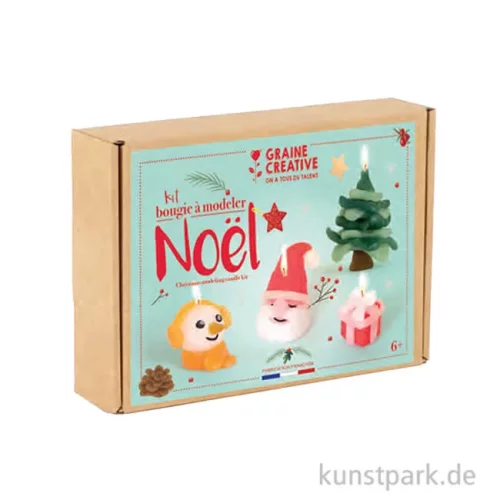Artikelbild 1 des Artikels “DIY Set - Kerzen mit Modellierwachs - Weihnachten “