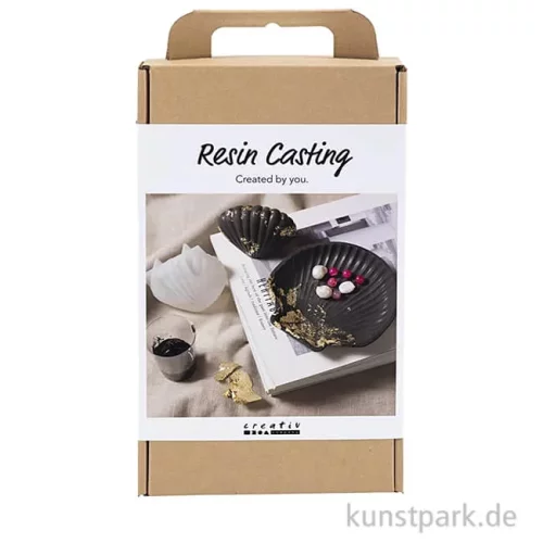 Artikelbild 1 des Artikels “DIY Set - Muschelschale + Deko Gießen, Schwarz, Gold “