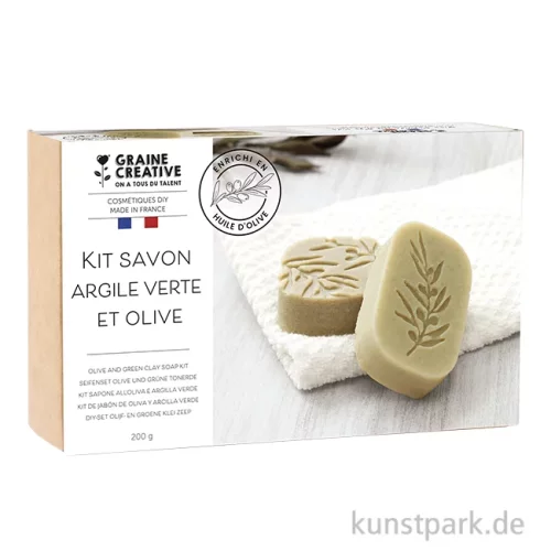 Artikelbild 1 des Artikels “DIY Set - Olivenseifen mit grüner Tonerde “