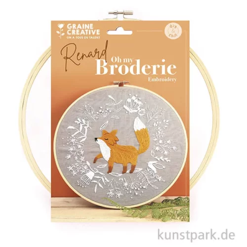 Artikelbild 1 des Artikels “DIY Stickset - Fuchs Embroidery Kit “