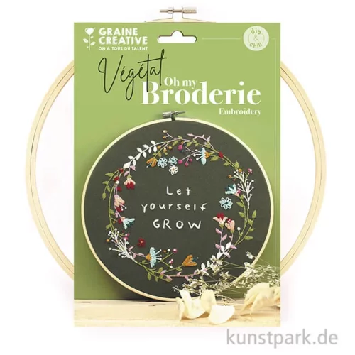 Artikelbild 1 des Artikels “DIY Stickset - Pflanzen Embroidery Kit “