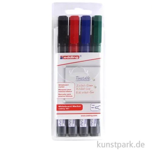Artikelbild 1 des Artikels “edding 361 Whiteboard-Marker Set, Etui mit 4 Farben “