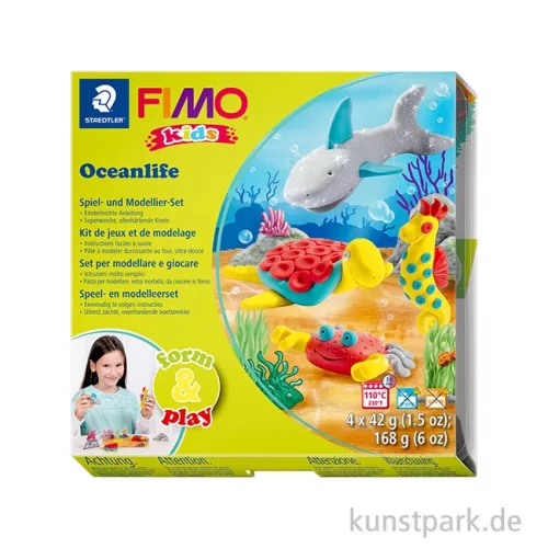 Artikelbild 1 des Artikels “FIMO Kids Form & Play - Oceanlife, 4 x 42 g + Zubehör “