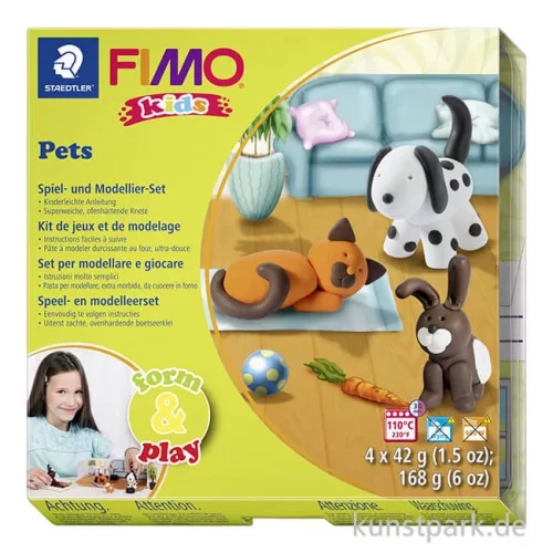 Artikelbild 1 des Artikels “FIMO Kids Form & Play - Pets, 4 x 42 g + Zubehör “