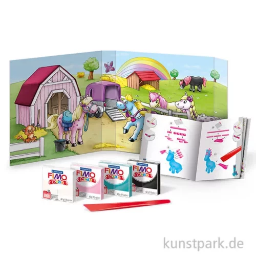 Artikelbild 1 des Artikels “FIMO Kids Form & Play - Pony, 4 x 42 g + Zubehör “