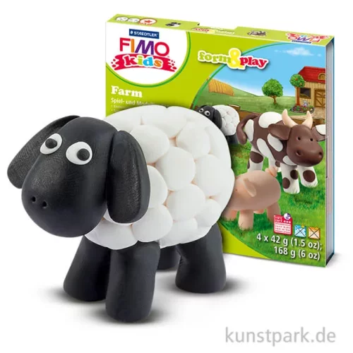 Artikelbild 1 des Artikels “FIMO Kids Form & Play - Farm, 4 x 42 g + Zubehör “