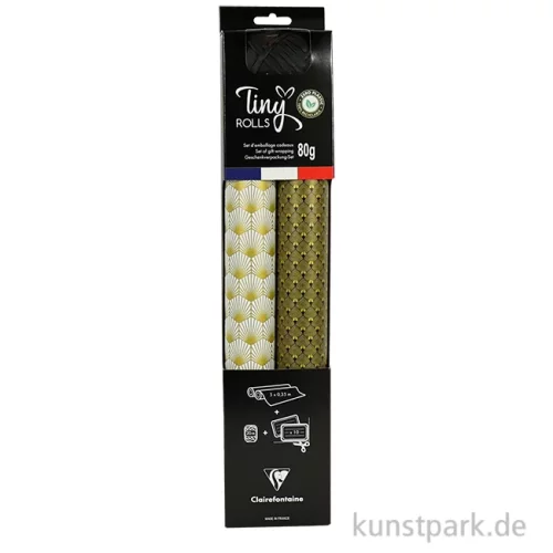 Artikelbild 1 des Artikels “Geschenkpapier Set mit Zubehör - Vintage, Gold “