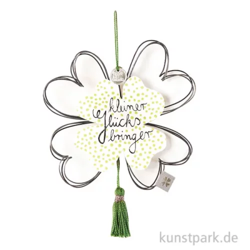 Artikelbild 1 des Artikels “Good old friends - Kleeblattornament, Grüne Punkte, Glücksbringer “