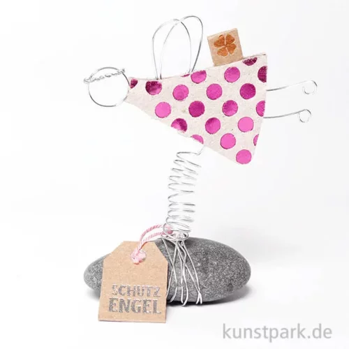 Artikelbild 1 des Artikels “Good old friends - Wackel Engel, Pink gepunktet “