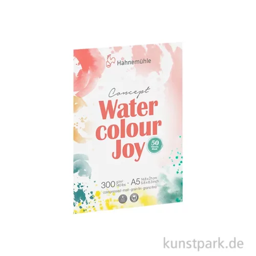 Artikelbild des Artikels “Hahnemühle Aquarellpapier, Concept Watercolour Joy, 50 Blatt, 300g A5“
