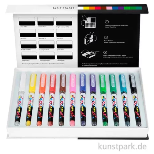 Artikelbild 1 des Artikels “Karin Deco Brush Marker Set - 12 Farben, Basic Colors “