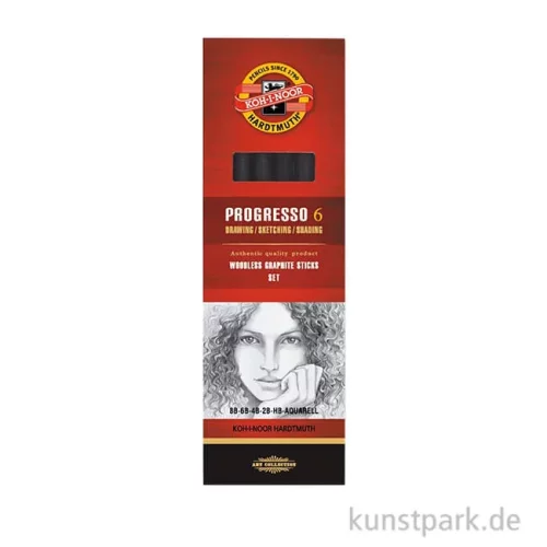 Artikelbild 1 des Artikels “Koh-I-Noor Progresso Graphit und Aquarell Set, 6 Stifte sortiert “