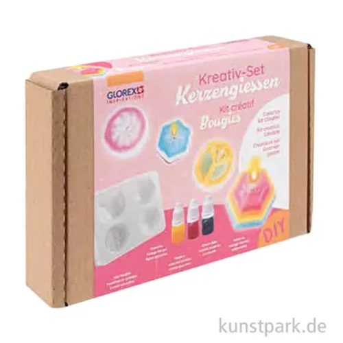 Artikelbild 1 des Artikels “Kreativ-Set Kerzengießen mit 4 Motiven, Farben + Zubehör “