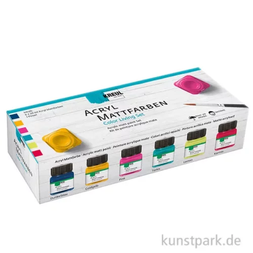 Artikelbild 1 des Artikels “KREUL Acryl Mattfarben Set - Color Living, 6 x 20 ml “