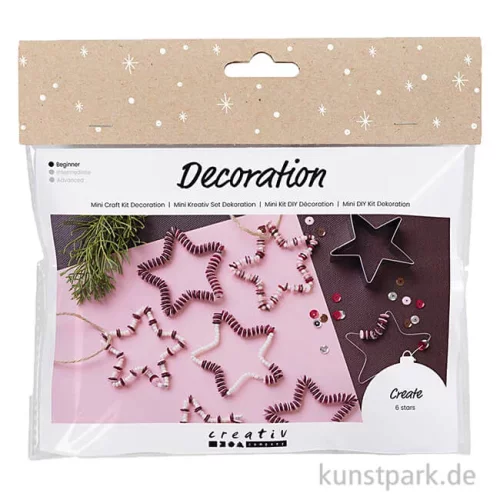 Artikelbild 1 des Artikels “Mini Bastelset - Deko Sterne aus Draht + Perlen “