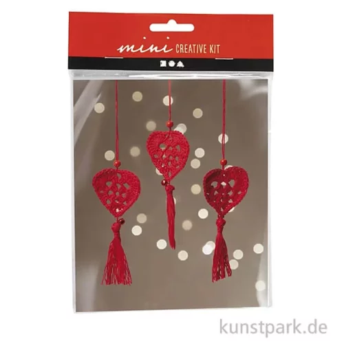 Artikelbild 1 des Artikels “Mini Bastelset Häkeln, Herzen “