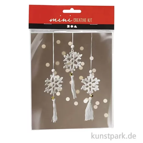 Artikelbild 1 des Artikels “Mini Bastelset Häkeln, Schneeflocken “