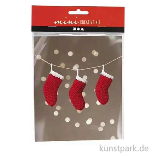 Artikelbild 1 des Artikels “Mini Bastelset Häkeln, Weihnachtsstrümpfe “