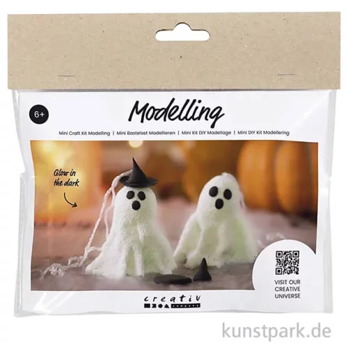 Artikelbild 1 des Artikels “Mini Bastelset Halloween Modellieren, Gespenst “
