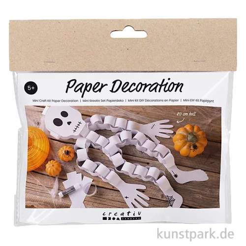Artikelbild 1 des Artikels “Mini Bastelset Halloween Papierdeko, Skelett “