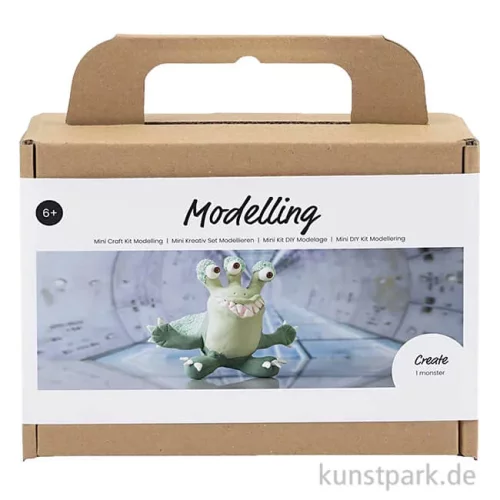 Artikelbild 1 des Artikels “Mini Bastelset - Monster Modellieren, Grün “