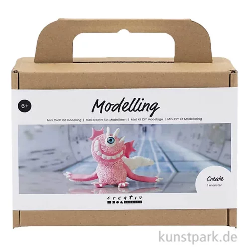 Artikelbild 1 des Artikels “Mini Bastelset - Monster Modellieren, Hellpink “
