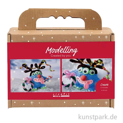 Artikelbild 1 des Artikels “Mini Bastelset - Monster Modellieren, Weihnachtsrentier “