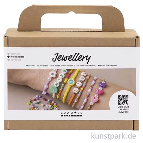 Artikelbild 1 des Artikels “Mini Bastelset Schmuck, Farbenfrohe Armbänder “