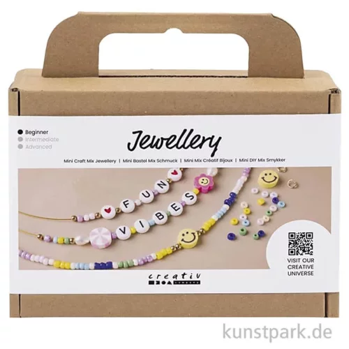 Artikelbild 1 des Artikels “Mini Bastelset Schmuck, Farbenfrohe Halsketten “