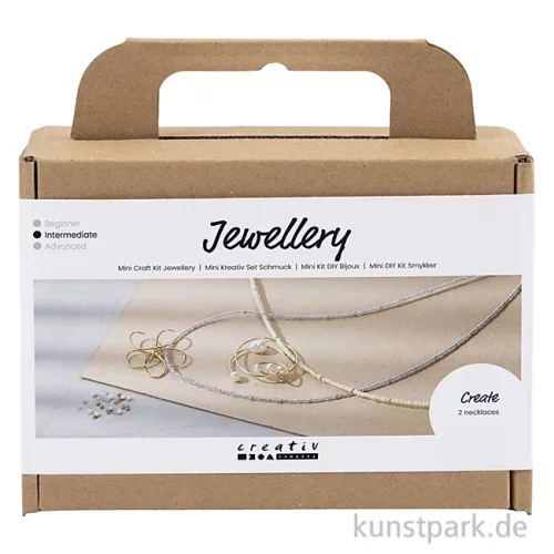 Artikelbild 1 des Artikels “Mini Bastelset Schmuck, Halskette mit Drahtanhänger, Vergoldet “