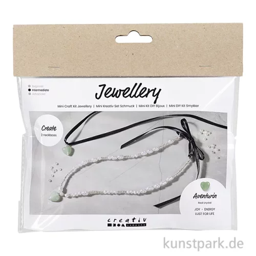 Artikelbild 1 des Artikels “Mini Bastelset Schmuck, Perlenketten mit Aventurin-Kristall “