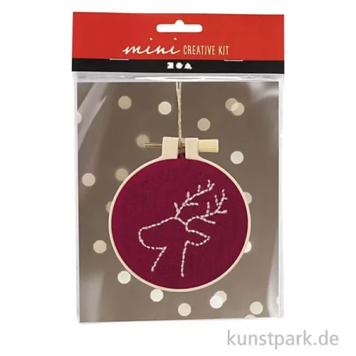 Artikelbild 1 des Artikels “Mini Bastelset Sticken, Rentier “