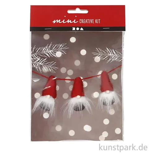 Artikelbild 1 des Artikels “Mini Bastelset Weihnachtswichtel Girlande, 6 cm “