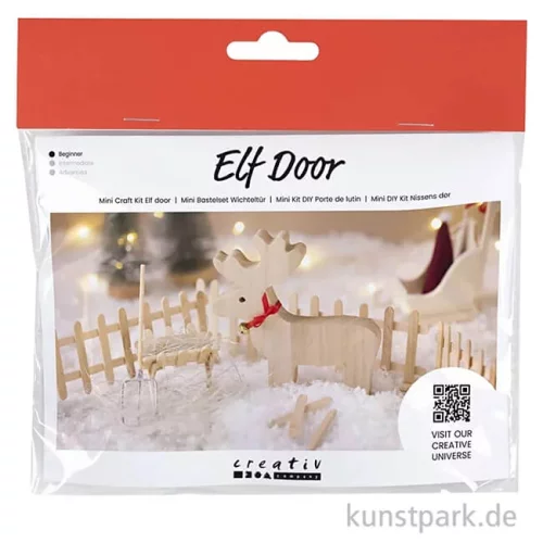 Artikelbild 1 des Artikels “Mini Bastelset Wichteltür, Rentier “