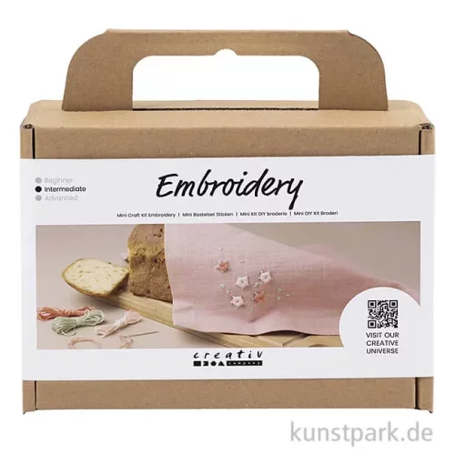 Artikelbild 1 des Artikels “Mini Stickset - Stoffserviette, Staubrosa “