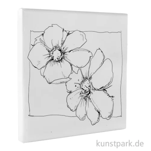 Artikelbild 1 des Artikels “Motiv-Keilrahmen Color Sketch Blüten, 20 x 20 cm “