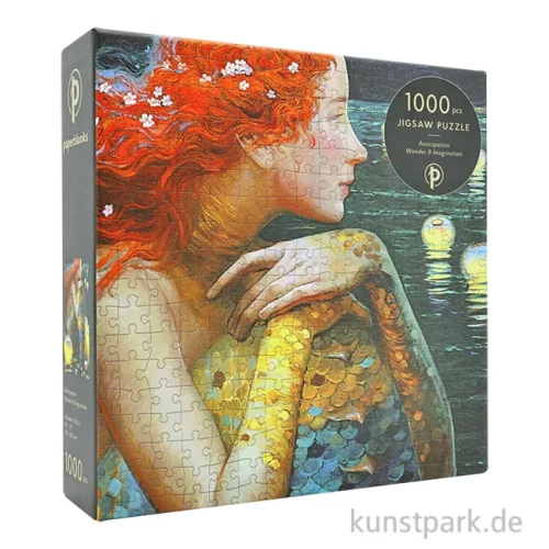 Artikelbild 1 des Artikels “PAPERBLANKS Puzzle - Erwartung, Meerjungfrau, 1000 Teile “