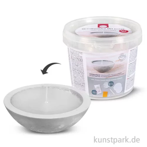 Artikelbild 1 des Artikels “Rayher Kreativset Betonschale mit Kerze inklusive Zubehör “